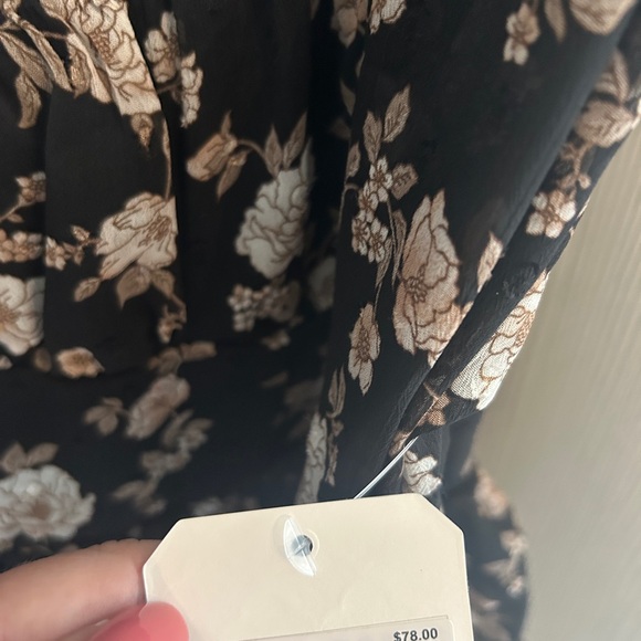 Floral Ruffled Dress Tunic - Picture 3 of 3